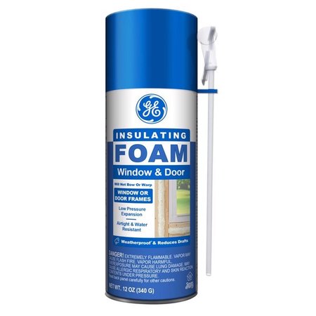 Ge White Foam Window and Door Insulating Sealant 12 oz 2844278